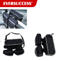 Bike Bicycle Frame Top Tube Pannier Bag with Rainproof Cover for Mountain Road Bike